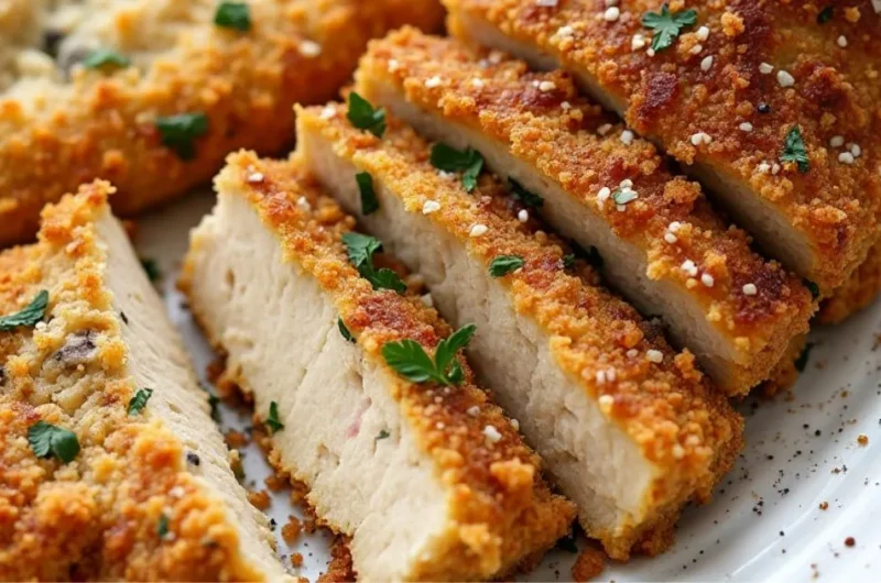 Crispy Oven Baked Chicken Cutlets