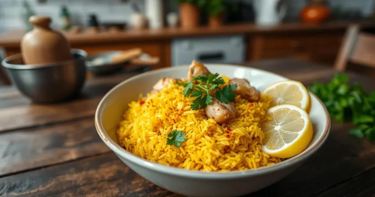 How to make Chicken and Yellow Rice Recipe: Easy & Delicious